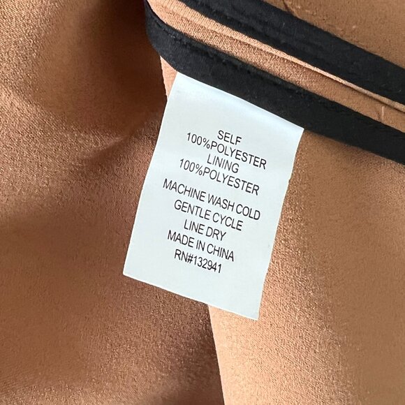 Anthropologie Amanda Uprichard Long Duster Trench Peacoat Old Money Quiet Luxury - Picture 7 of 8